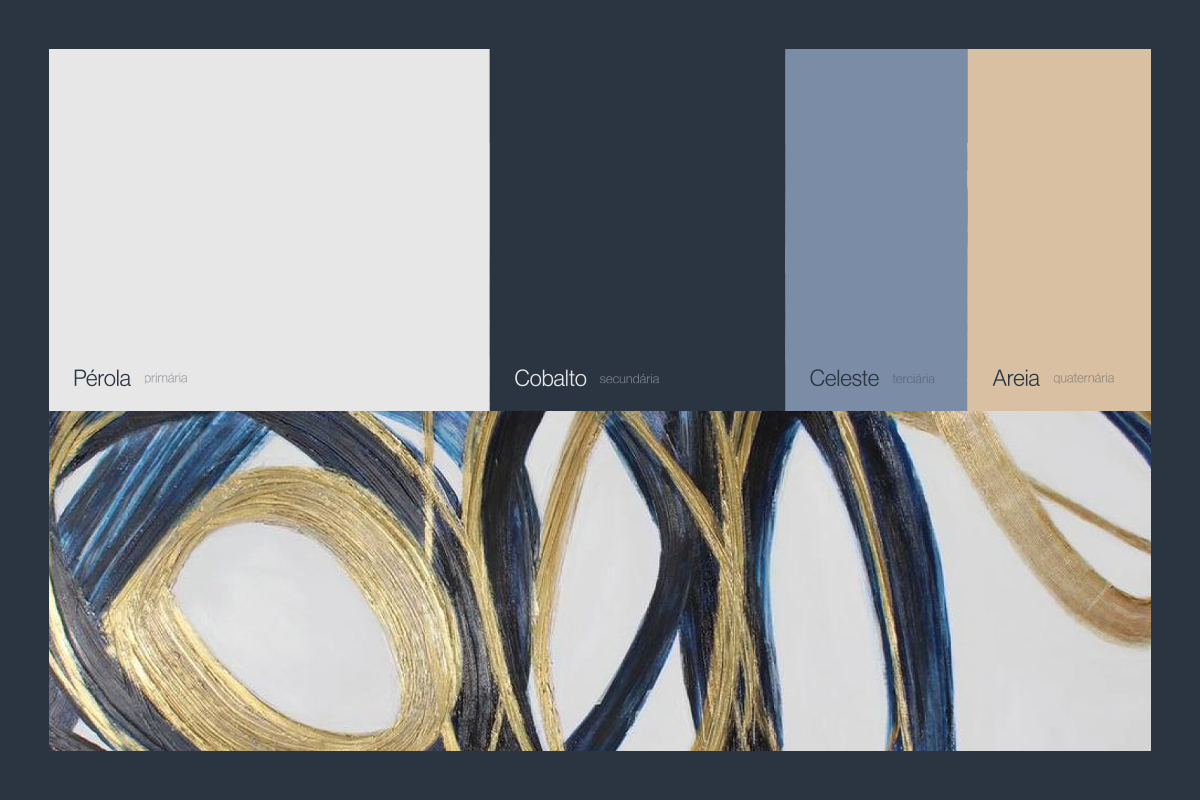 Sistema de cores de identidade visual